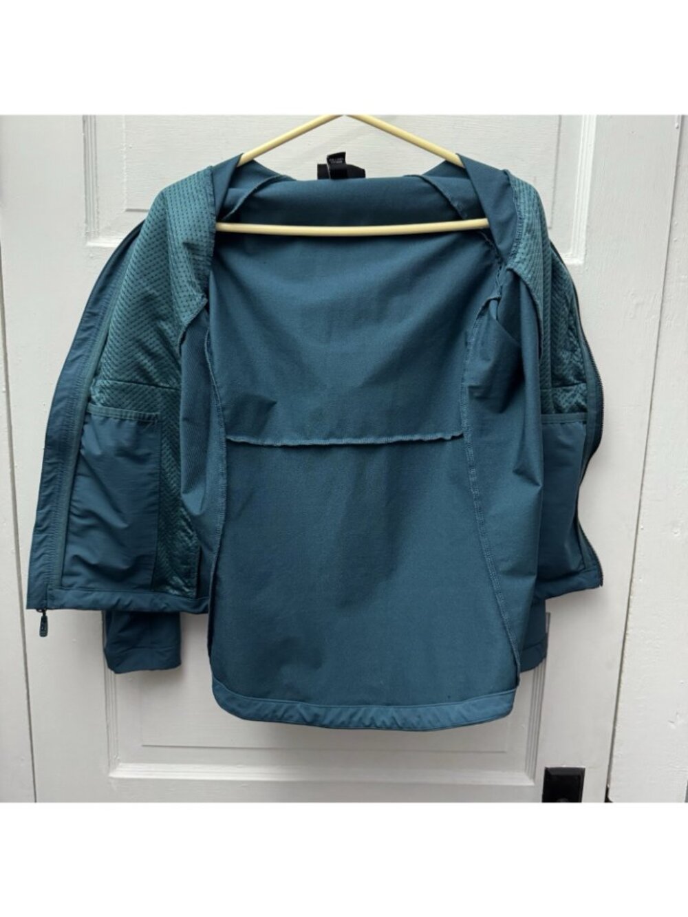 Kirkland Signature Women’s Softshell Jacket Hooded Teal Full Zip Small - Picture 6 of 11